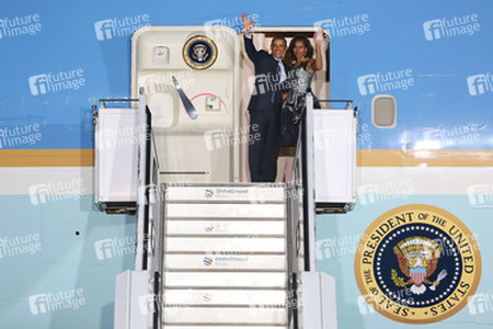 Präsident Obama verlässt, Berlin