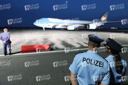 Präsident Obama verlässt, Berlin