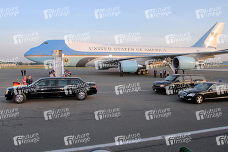 Ankunft von Präsident Obama, Berlin