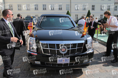 Präsident Obama besucht Schloss Bellevue, Berlin