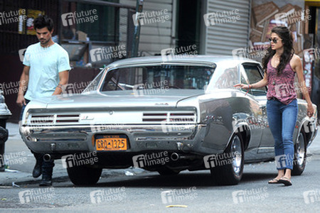 'Tracers' Dreharbeiten, New York