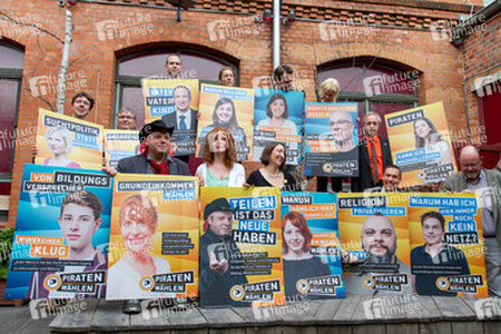 Wahlampfauftakt der Piratenpartei, Berlin