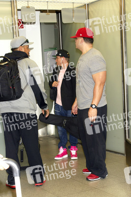 Ankunft der Backstreet Boys auf dem Airport Berlin Tegel