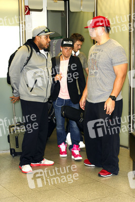 Ankunft der Backstreet Boys auf dem Airport Berlin Tegel
