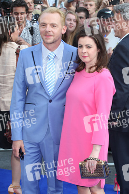 Simon Pegg mit Gattin Maureen McCann
