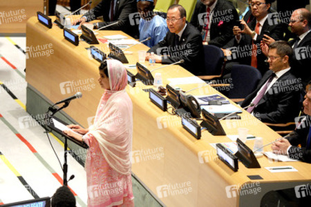 Malala Yousafzai spricht bei den Vereinten Nationen