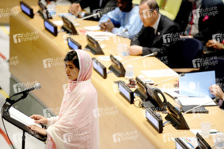 Malala Yousafzai spricht bei den Vereinten Nationen