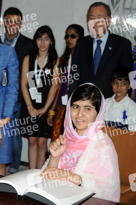Malala Yousafzai spricht bei den Vereinten Nationen
