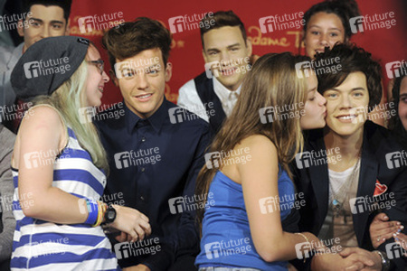 One Direction Wachs Figuren bei Madame Tussauds, New York