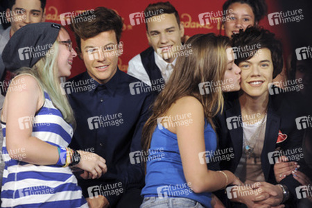 One Direction Wachs Figuren bei Madame Tussauds, New York