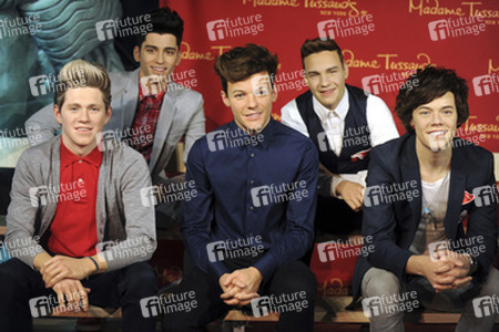 One Direction Wachs Figuren bei Madame Tussauds, New York
