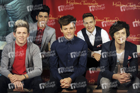 One Direction Wachs Figuren bei Madame Tussauds, New York