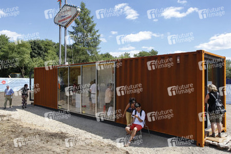 Studentendorf Plänterwald, erster Wohncontainer, Berlin