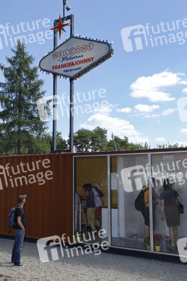 Studentendorf Plänterwald, erster Wohncontainer, Berlin