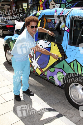 Romero Britto in der Galeria Mensing, Hamburg