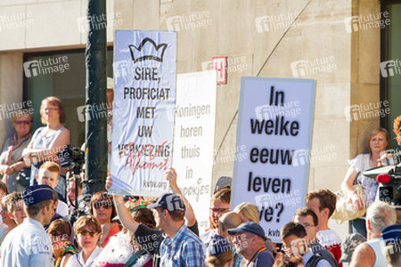 Abdankung von König Albert II. und Krönung von König Philippe, Brüssel