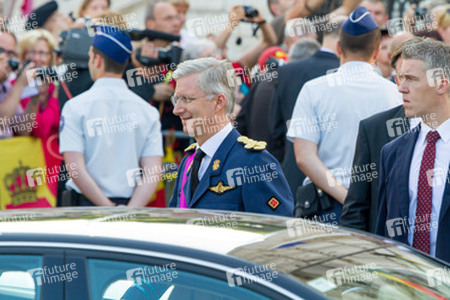 Abdankung von König Albert II. und Krönung von König Philippe, Brüssel