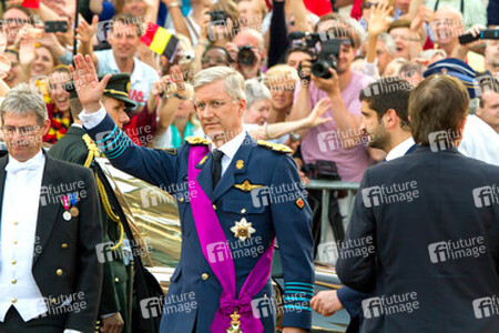 Abdankung von König Albert II. und Krönung von König Philippe, Brüssel