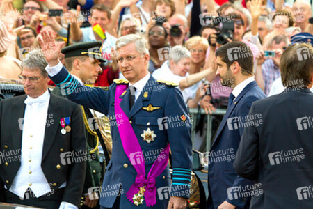 Abdankung von König Albert II. und Krönung von König Philippe, Brüssel