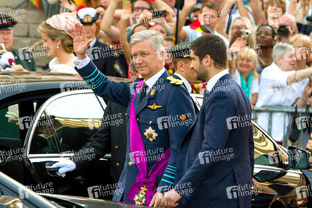 Abdankung von König Albert II. und Krönung von König Philippe, Brüssel