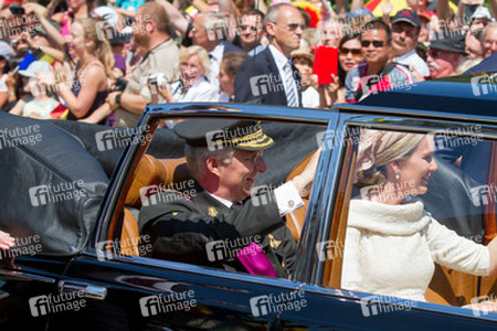 Abdankung von König Albert II. und Krönung von König Philippe, Brüssel