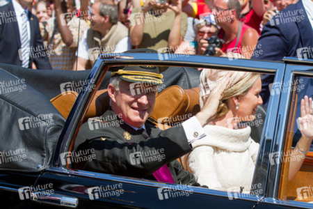 Abdankung von König Albert II. und Krönung von König Philippe, Brüssel