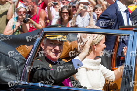 Abdankung von König Albert II. und Krönung von König Philippe, Brüssel