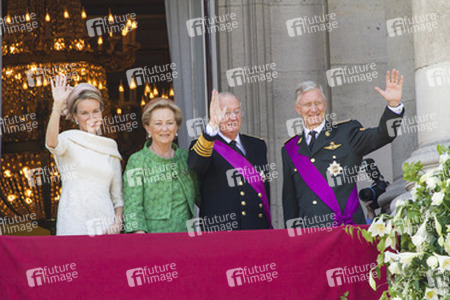 Mathilde von Belgien, Paola von Belgien, Albert II. von Belgien, Philippe von Belgien