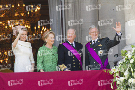 Mathilde von Belgien, Paola von Belgien, Albert II. von Belgien, Philippe von Belgien