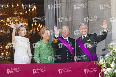 Mathilde von Belgien, Paola von Belgien, Albert II. von Belgien, Philippe von Belgien