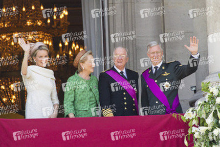 Mathilde von Belgien, Paola von Belgien, Albert II. von Belgien, Philippe von Belgien