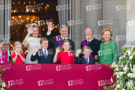 Fabiola von Belgien, Eleonore von Belgien, Gabriel von Belgien, Mathilde von Belgien, Elisabeth von Belgien, Philippe von Belgien, Emmanuel von Belgien, Albert II. von Belgien, Paola von Belgien