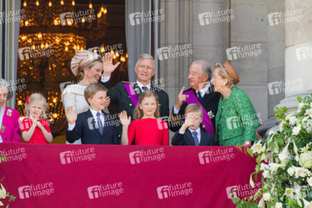 Fabiola von Belgien, Eleonore von Belgien, Gabriel von Belgien, Mathilde von Belgien, Elisabeth von Belgien, Philippe von Belgien, Emmanuel von Belgien, Albert II. von Belgien, Paola von Belgien
