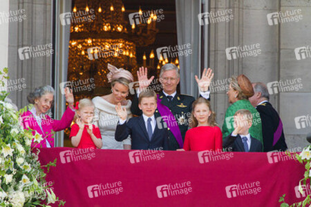 Fabiola von Belgien, Eleonore von Belgien, Gabriel von Belgien, Mathilde von Belgien, Elisabeth von Belgien, Philippe von Belgien, Emmanuel von Belgien, Albert II. von Belgien, Paola von Belgien