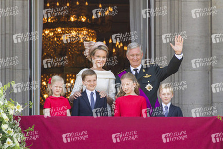 Eleonore von Belgien, Gabriel von Belgien, Mathilde von Belgien, Elisabeth von Belgien, Philippe von Belgien, Emmanuel von Belgien