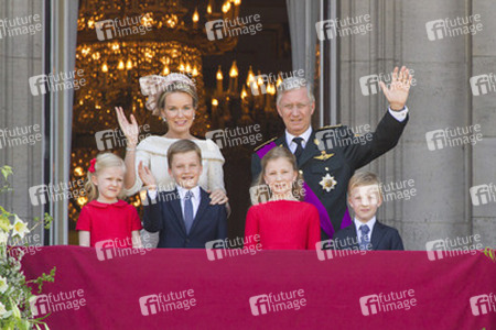 Eleonore von Belgien, Gabriel von Belgien, Mathilde von Belgien, Elisabeth von Belgien, Philippe von Belgien, Emmanuel von Belgien