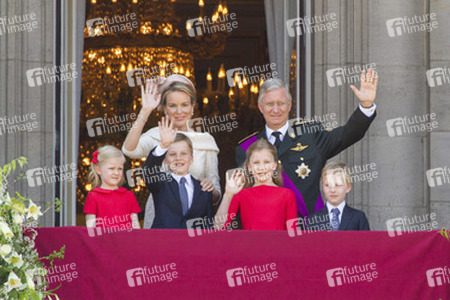 Eleonore von Belgien, Gabriel von Belgien, Mathilde von Belgien, Elisabeth von Belgien, Philippe von Belgien, Emmanuel von Belgien