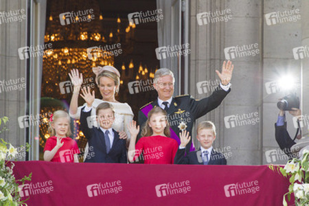 Eleonore von Belgien, Gabriel von Belgien, Mathilde von Belgien, Elisabeth von Belgien, Philippe von Belgien, Emmanuel von Belgien