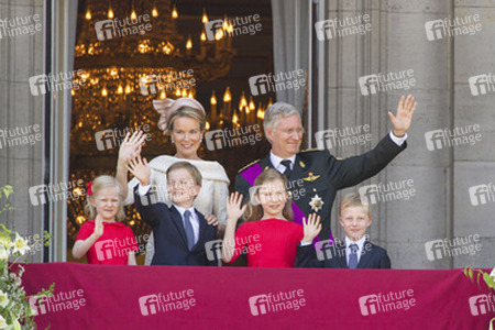 Eleonore von Belgien, Gabriel von Belgien, Mathilde von Belgien, Elisabeth von Belgien, Philippe von Belgien, Emmanuel von Belgien