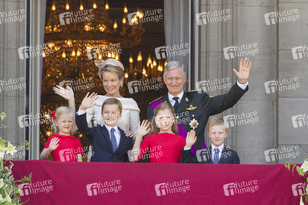Eleonore von Belgien, Gabriel von Belgien, Mathilde von Belgien, Elisabeth von Belgien, Philippe von Belgien, Emmanuel von Belgien