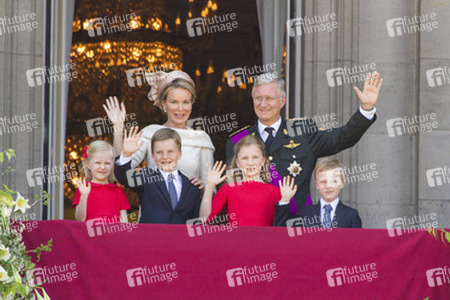 Eleonore von Belgien, Gabriel von Belgien, Mathilde von Belgien, Elisabeth von Belgien, Philippe von Belgien, Emmanuel von Belgien