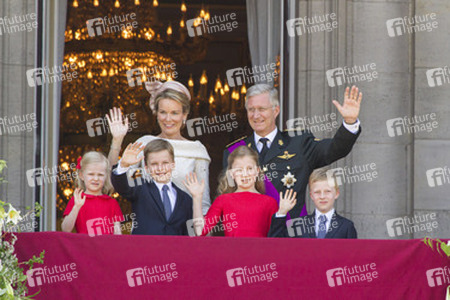 Eleonore von Belgien, Gabriel von Belgien, Mathilde von Belgien, Elisabeth von Belgien, Philippe von Belgien, Emmanuel von Belgien