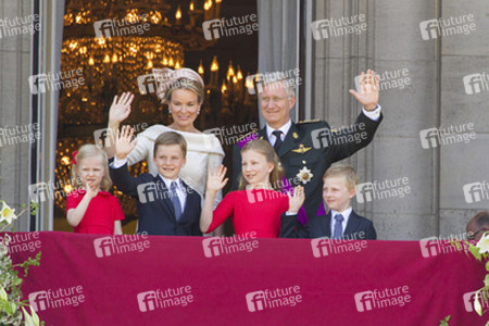 Eleonore von Belgien, Gabriel von Belgien, Mathilde von Belgien, Elisabeth von Belgien, Philippe von Belgien, Emmanuel von Belgien