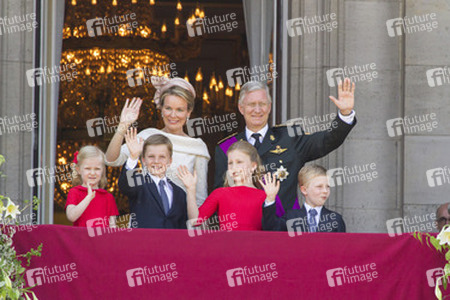 Eleonore von Belgien, Gabriel von Belgien, Mathilde von Belgien, Elisabeth von Belgien, Philippe von Belgien, Emmanuel von Belgien