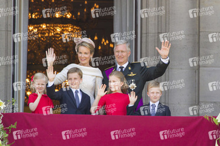 Eleonore von Belgien, Gabriel von Belgien, Mathilde von Belgien, Elisabeth von Belgien, Philippe von Belgien, Emmanuel von Belgien