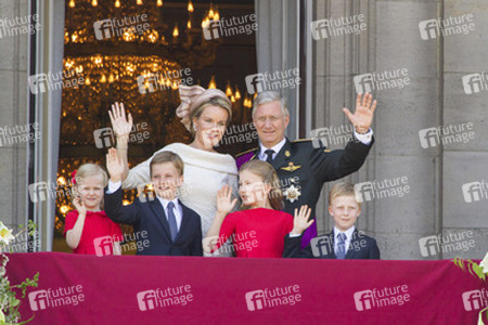 Eleonore von Belgien, Gabriel von Belgien, Mathilde von Belgien, Elisabeth von Belgien, Philippe von Belgien, Emmanuel von Belgien