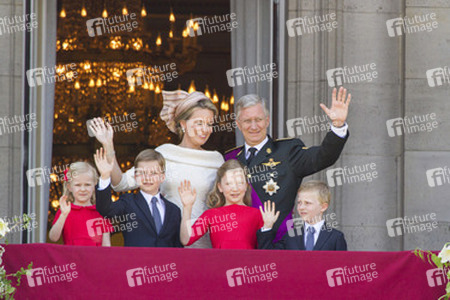 Eleonore von Belgien, Gabriel von Belgien, Mathilde von Belgien, Elisabeth von Belgien, Philippe von Belgien, Emmanuel von Belgien