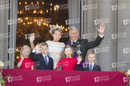 Eleonore von Belgien, Gabriel von Belgien, Mathilde von Belgien, Elisabeth von Belgien, Philippe von Belgien, Emmanuel von Belgien
