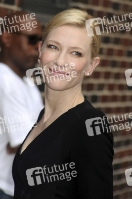 Cate Blanchett bei der 'Late Show With David Letterman', New York