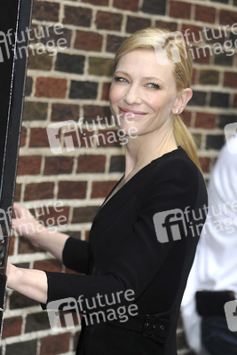 Cate Blanchett bei der 'Late Show With David Letterman', New York